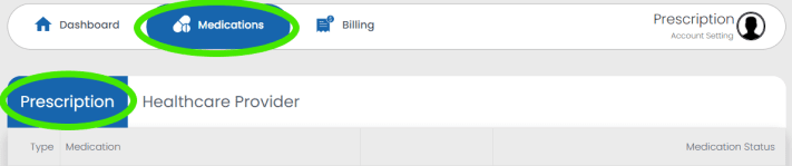 tracking information for your medication